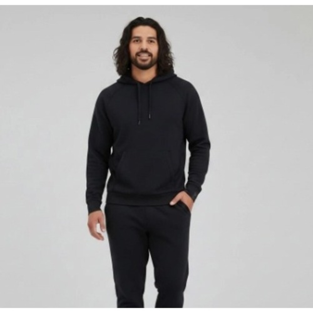 Ten Thousand Midweight Tech Hoodie Black Full Zip Size XL Training Performance
